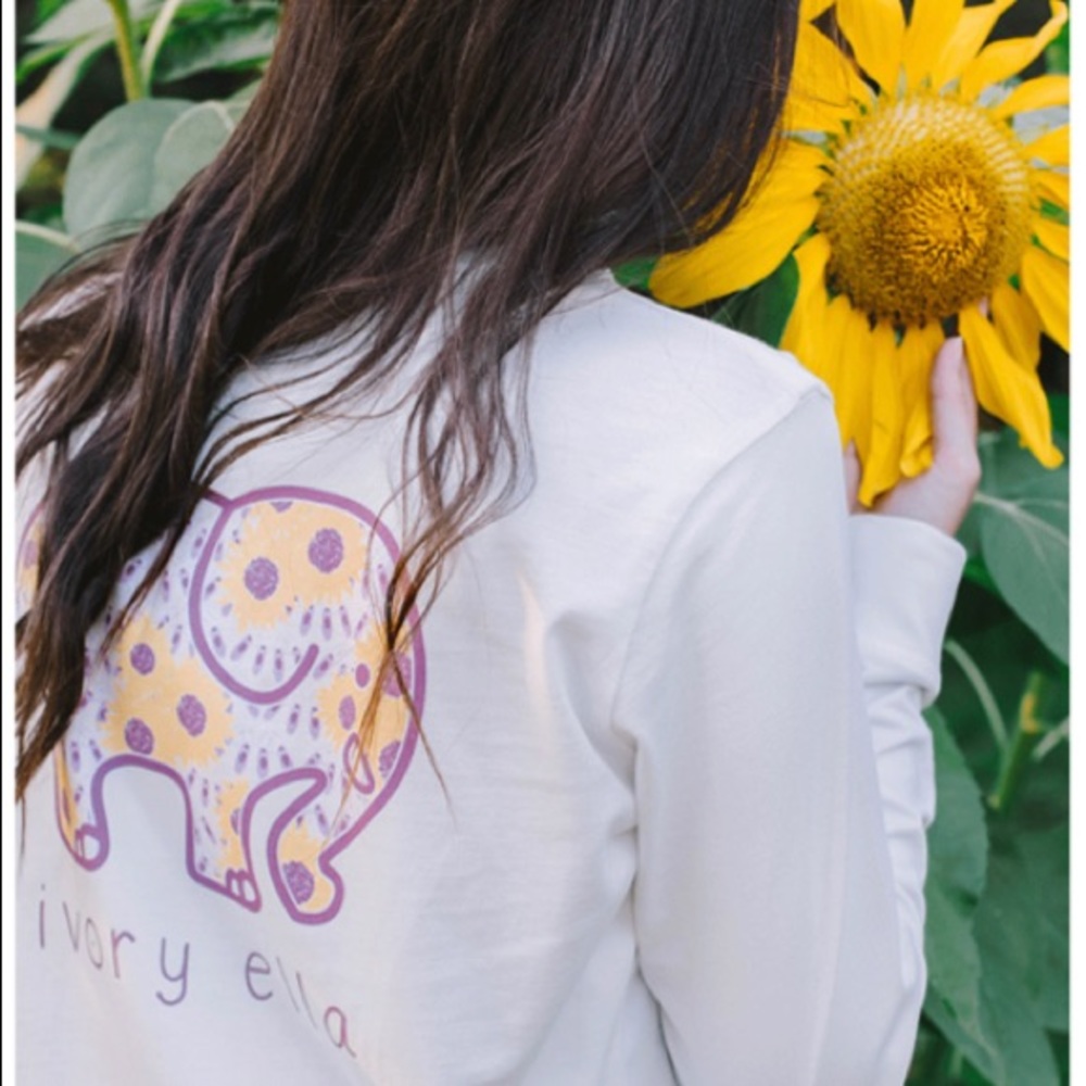 Ivory Ella Brooke hyland sunflower long sleeve